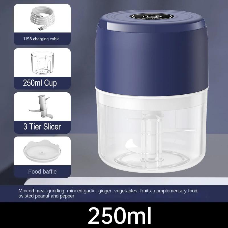 One-Button Automatic Chopper Food Crusher Meat Grinder Compact Garlic Press USB Vegetable Chopper Masher Machine Kitchen Spaces Gadgets