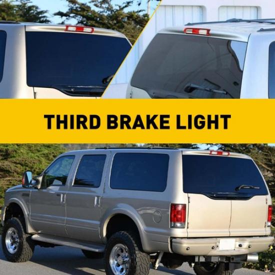 LED THIRD 3RD TAIL BRAKE LIGHT LAMP RED LENS FOR 2004 Ford F-150 Heritage
