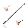 Double-ended Stainless Steel Cuticle Pusher Dead Skin Push Remover for Pedicure Manicure Nail Art Cleaner Care Tool Unisex
