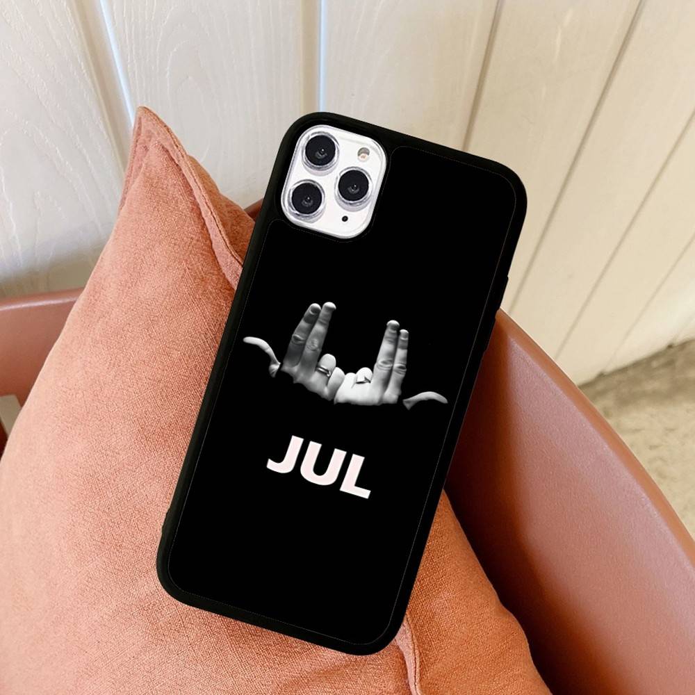 Чехол для телефона рэпера JuL C'est Pas Des Lol для iPhone 16 Pro Max 15 14 Plus 14 13 12 11 17 PC+TPU Задняя крышка
