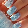 24 Pieces Of Manicure, Nail Piece European And American Style Christmas Day Collection Rectangular Wearing Armor