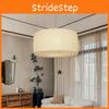 Nordic Style Pendant Light With Drum-shaped Lantern Lampshade Ideal For Living Room Bedroom Study And Dining Room