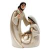 Holy Family Resin Figurine Nativity Advent Statue Joseph Virgin Mary Ornament Birth of Jesus Sculpture Home Decoration