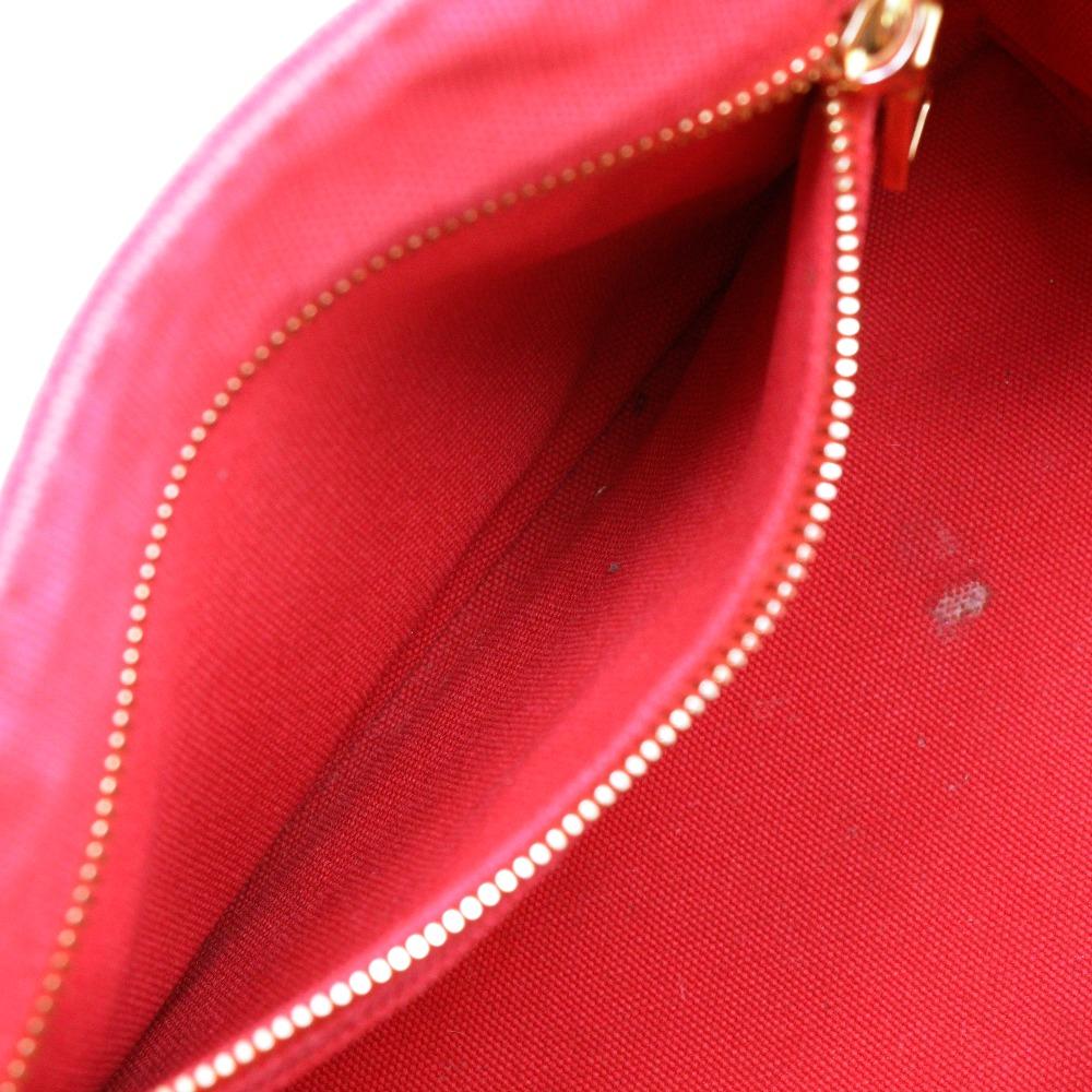 PRADA Canapa Tote Mini Handbag 2WAYShoulder Red canvas Women Used