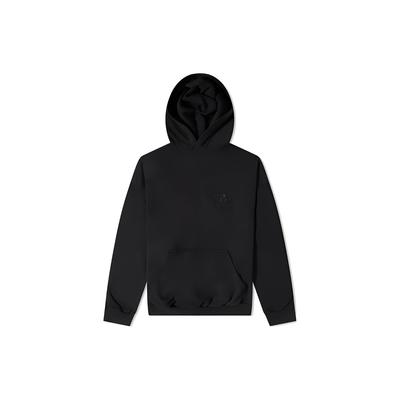 Худи с логотипом на спине, модель 'Black', мужское 674986TLV971069