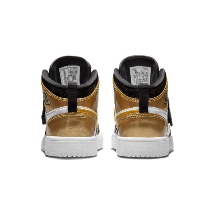 Jordan Sky Jordan 1 Mid Черный Металлик Золотой Белый PS DV6069-071