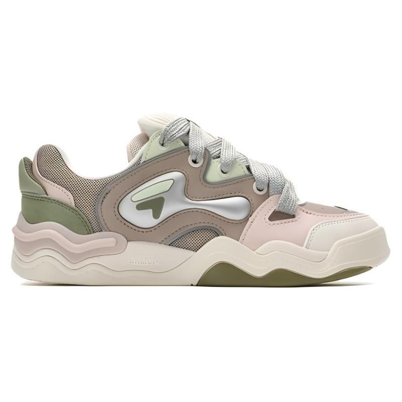 Fila Fusion Kickdx Удобные Универсальные Низкие Кроссовки Женские кроссовки Хаки Розовый T12W412302FLP