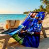 Mbappe Customizable Name Beach Towel High Absorbency & Quick-Dry