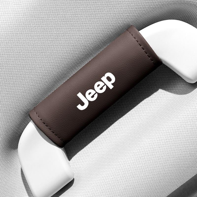 1pc Car Roof Handle Cover Armrest Interior Accessories For Jeep Renegade Wrangler JL JK Gladiator Grand Liberty Cherokee Compass AKP1