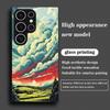Закаленное стекло для телефона с аниме-игровым пейзажем, подходит для Samsung Galaxy S26 S25 S24 S22 S21 S20FE/Ultra/Plus, защита от отпечатков пальцев