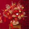 Large Festive Treasure Pot: New Year & Wedding Lucky Flowers - Perfect Living Room Decor with Free Shipping