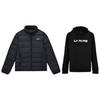 Li Ning Ping Pong Series Solid Color Windproof Cold Resistant Warm Down Jacket Letter Print Pullover Hoodie Casual Sports Suit AYMS199-1+AWDTF33-1