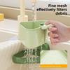 Suction Cup Sink Strainer Basket 2 In 1 Automatic Dumping Filter Basket  Kitchen Accessories