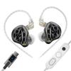 Проводные внутриканальные наушники KZ Vibe X с микрофоном Type-C, совместимые с Hi-Res Audio, с иммерсивным басом, 3D-звуковым полем, совместимые со смартфоном