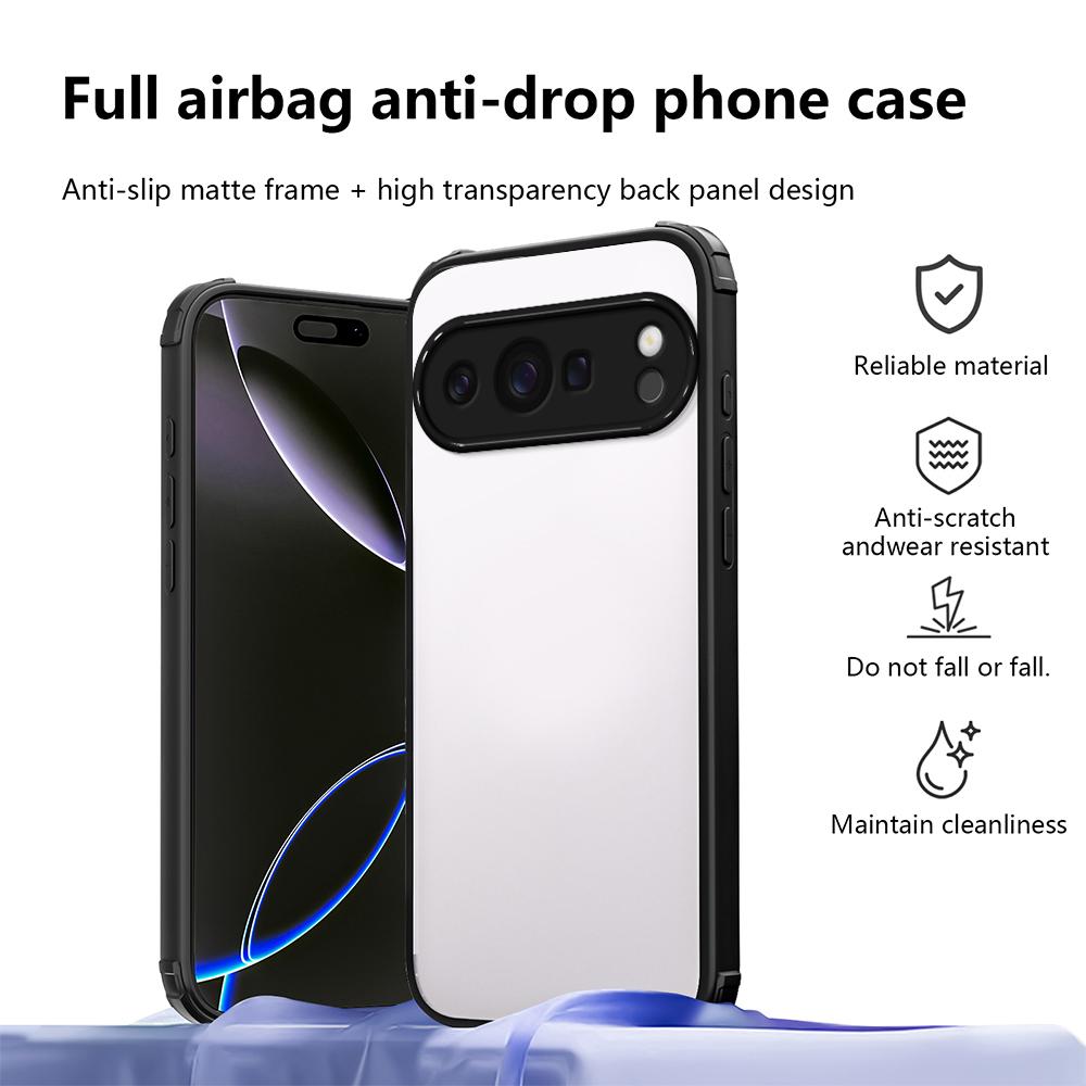 Роскошный Противоударный Прозрачный Чехол для Телефона Для Funda Google Pixel 10 Pro XL Pixel 9 Pixel9 Pro 9A 9Pro XL Прозрачная Мягкая Накладка-Бампер