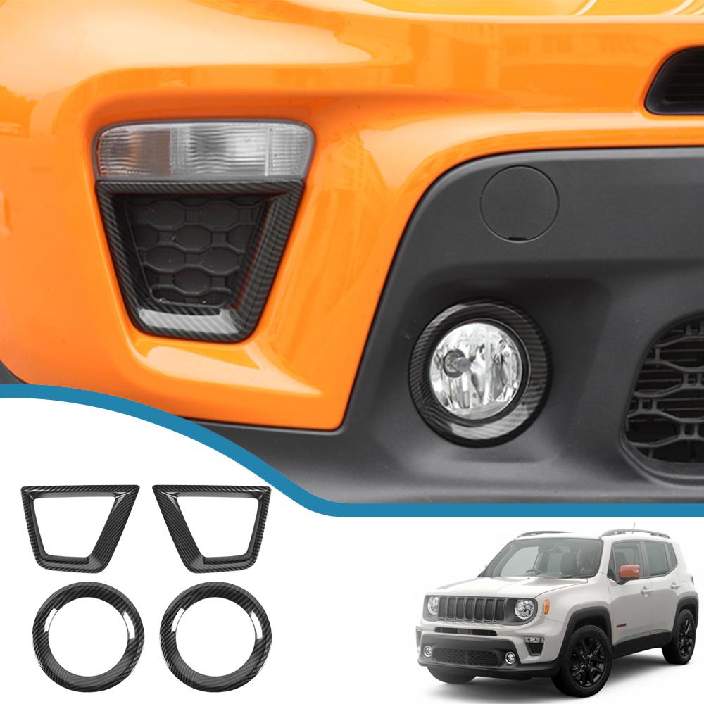 Передняя противотуманная фара автомобиля, указатель поворота, декоративная крышка для Jeep Renegade 2022 2023, капоты для экстерьера
