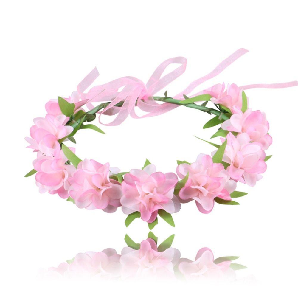 Аксессуары для волос Цветок Ободок для волос Цветная Корона Свадебная Повязка для волос Женщина Девушка