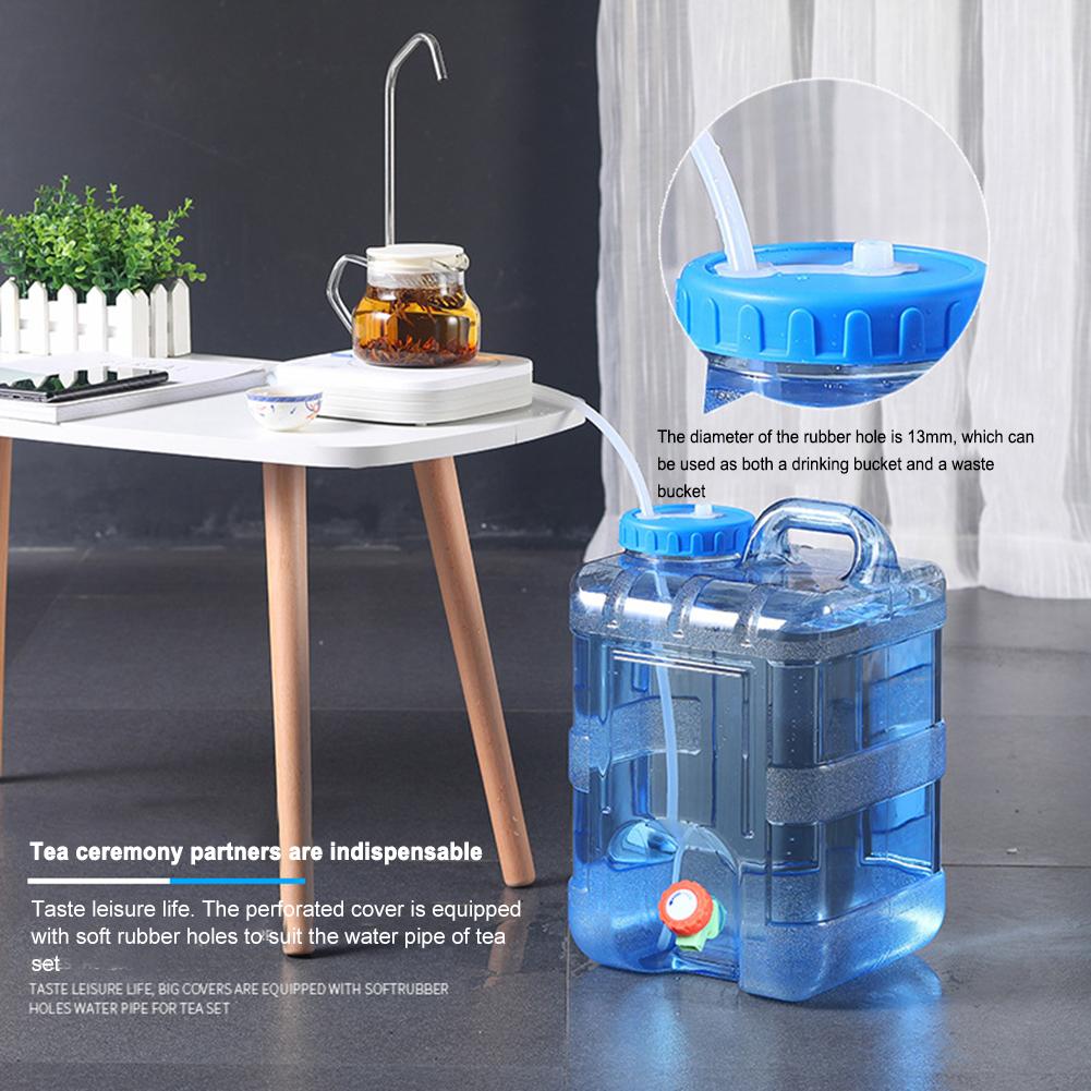 3/5/10/15л контейнер для воды с краном уличное ведро для воды большая емкость резервуары для хранения воды ведро для питья для кемпинга вода для кемпинга