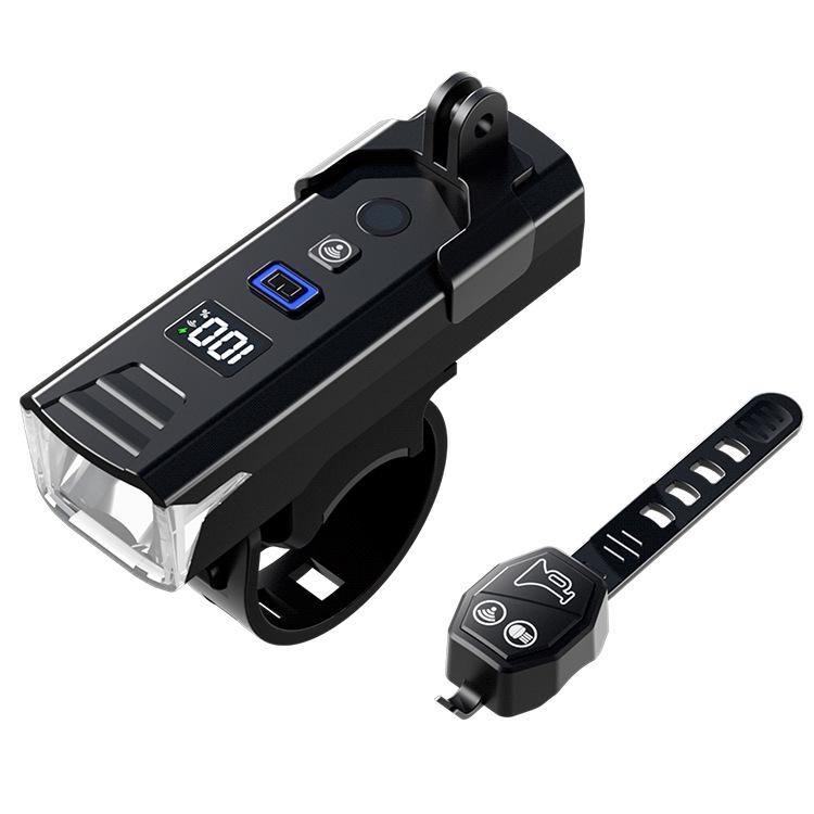 High Brightness Bicycle Light with TYPE-C Charging & Digital Display for Night Riding