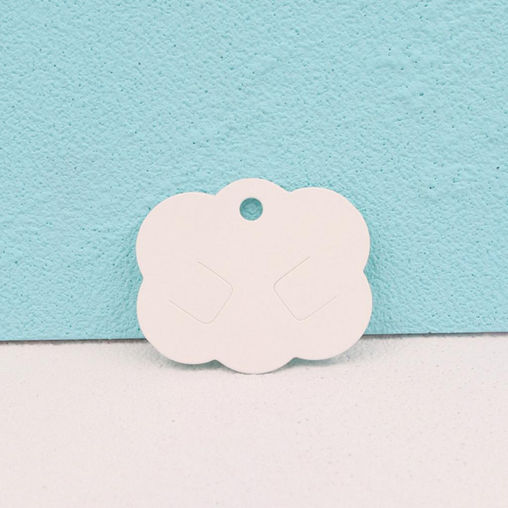 Упаковка из 100 карточек с заколками для волос Декоративные открытки с ожерельями Карты для демонстрации ювелирных изделий Карты с текстурой бумаги Упаковочные карточки для ожерелья