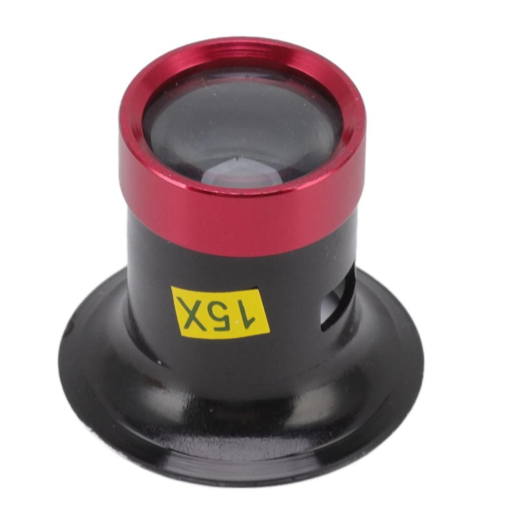 Watchmaker Loupe 15X Aluminum Alloy Professional Jewelers Loupe Magnifier for Watch Repair