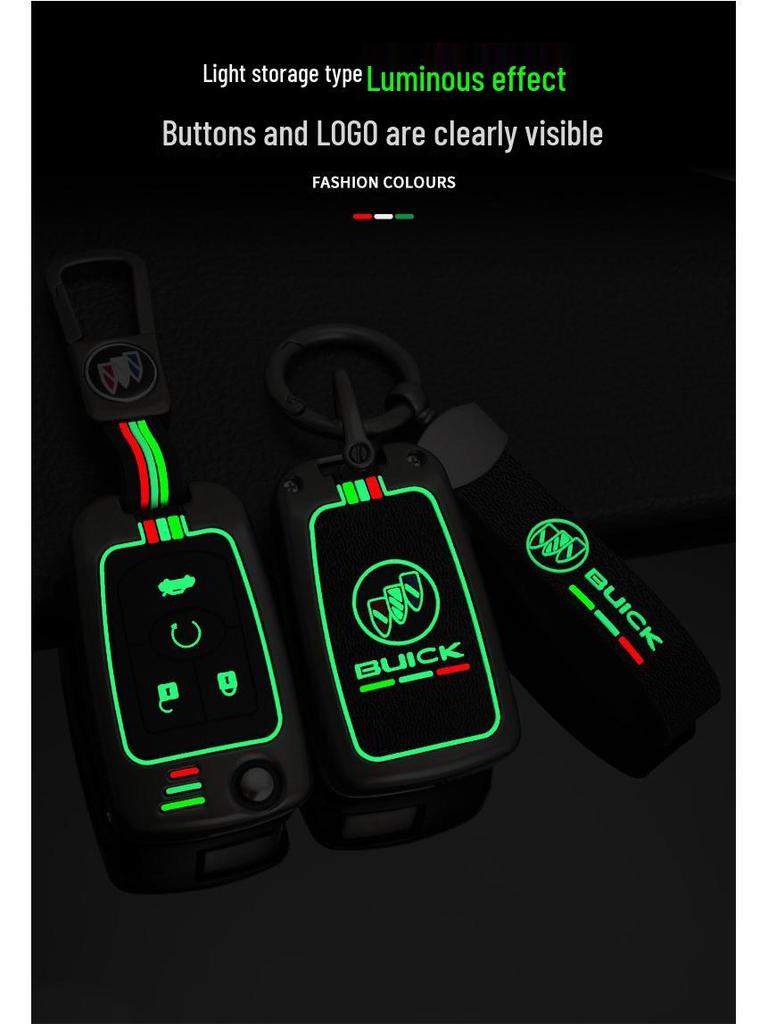 Buick Excelle Key Cover for 2015, 2008, 2011, 2013 Models - Remote Control Key Case