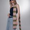 Women Furry Scarf Thin Choker Belt Strip Long Tie Scarf Bag Handle Wrap