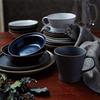 TAMAKI Plate SS Edge Line Gray Diameter 14Height 1.8cm Microwave Dishwasher Safe T-788431