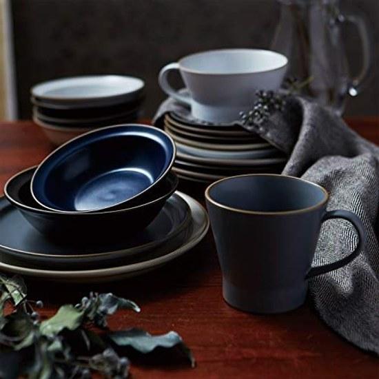 TAMAKI Plate SS Edge Line Gray Diameter 14Height 1.8cm Microwave Dishwasher Safe T-788431