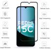 6-в-1 Стекло Для Redmi 15C Полное Покрытие Закаленное Стекло Для Xiaomi Redmi 15C Защитная Пленка Для Экрана 9H Защитная Пленка Для Линзы Телефона Redmi 15C