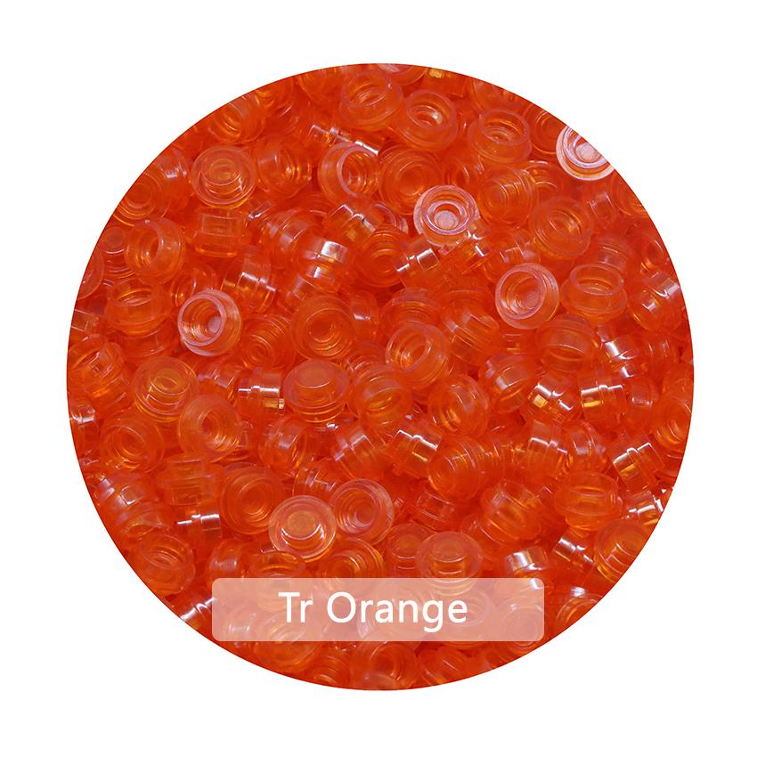 300/500/1000 шт. Сборные частицы 6141 Пластина круглая 1x1 точка DIY строительные блоки фигурки лампа кирпичи игрушка для детей 4073