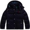 Polo Пуховик FW25 Вельветовый с капюшоном Съемный Длинный рукав Детский Детская верхняя одежда 323979092-001
