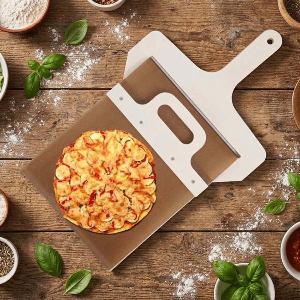 Wooden Sliding Pizza Peel Portable Pizza Spatula Pizza Slider Paddle Restaurant Use