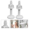 Excellent Toughness Toilet Lid Screw PP White Brand New