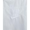 Nike Однотонная повседневная куртка с капюшоном и полумолнией с длинным рукавом Мужские куртки Белый Платиновый FN3893-043