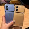 Ультратонкая матовая металлическая задняя крышка для Vivo Y36 5G, Y36 4G, Y27 5G, Y27s Прочный чехол с защитой камеры