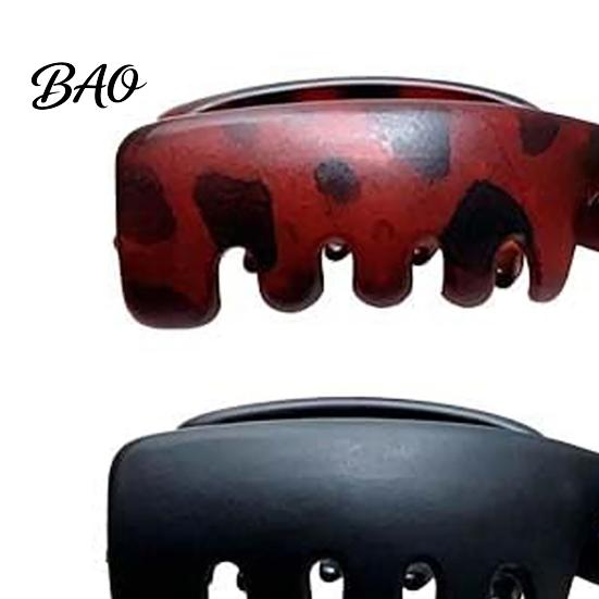 Non-slip Hair Claw 2Pcs Small Banana Clips for Thin Ponytails Buns, Shark Clip Serrated Grip Women, Vertical Hairs Pin Ponytail Holder Daily