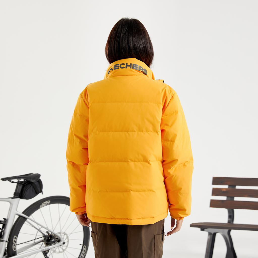 Skechers Elegant Diamond Collection Down Jacket Unisex Cadmium Yellow L424U272A