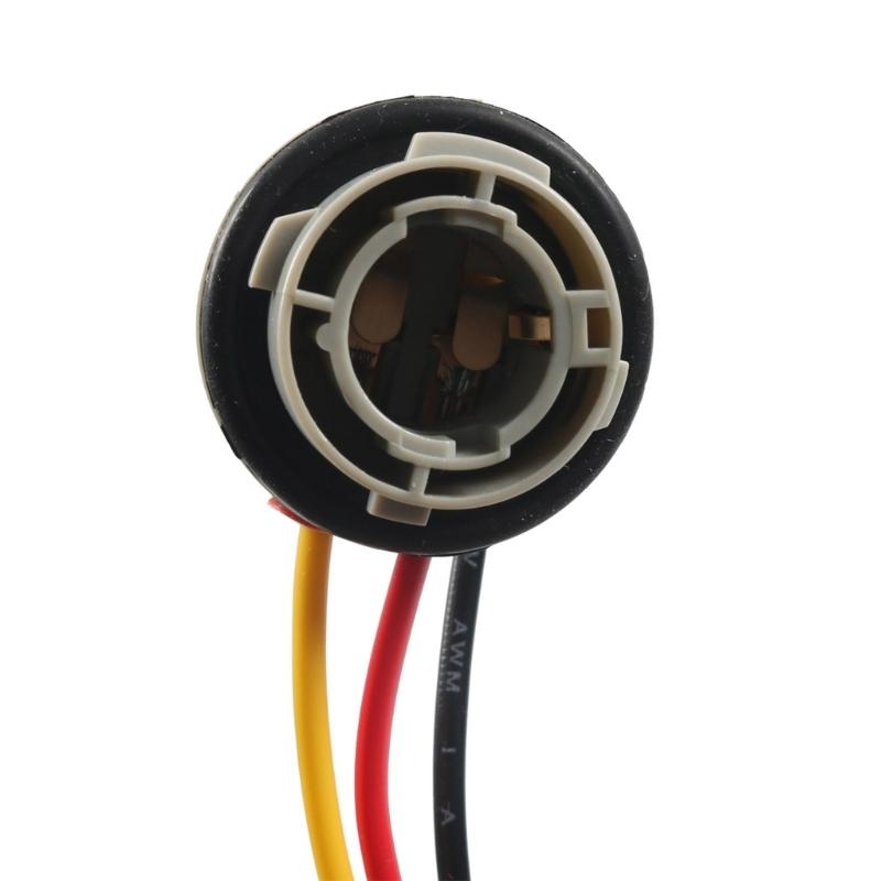 Разъем-патрон для светодиодной лампы Металл и пластик Жгут проводов патрона стоп-сигнала для надежной работы задних и стоп-сигналов