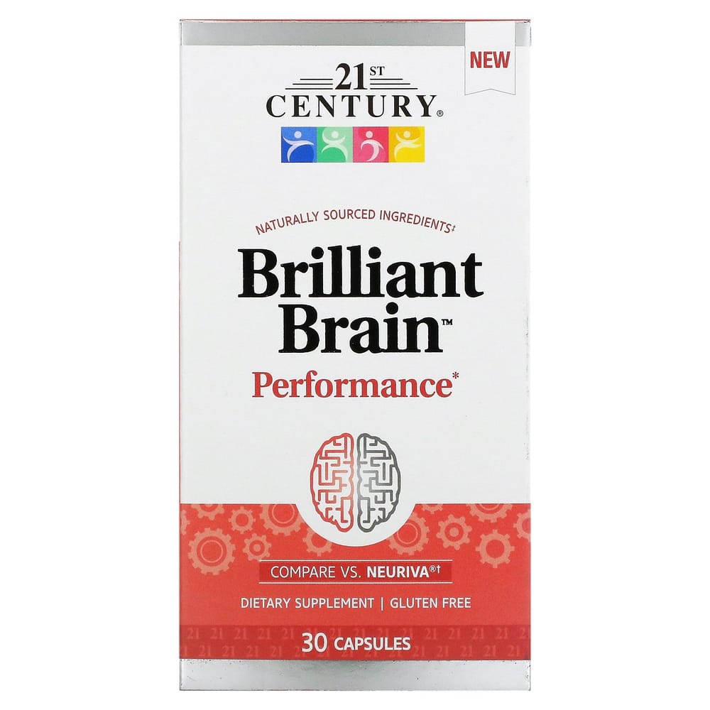 21st Century Sentry Brilliant Brain Brain Function Supplement, 30 Capsules