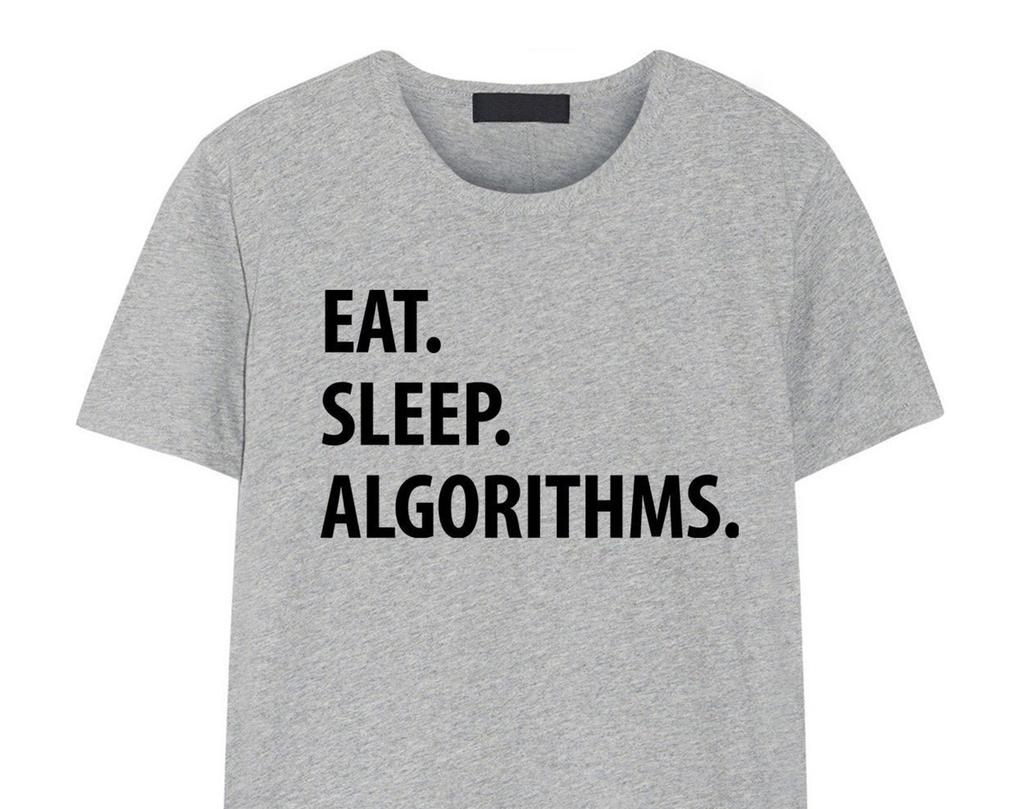 Eat Sleep Algorithms T-Shirt: Programmer Coder Gift