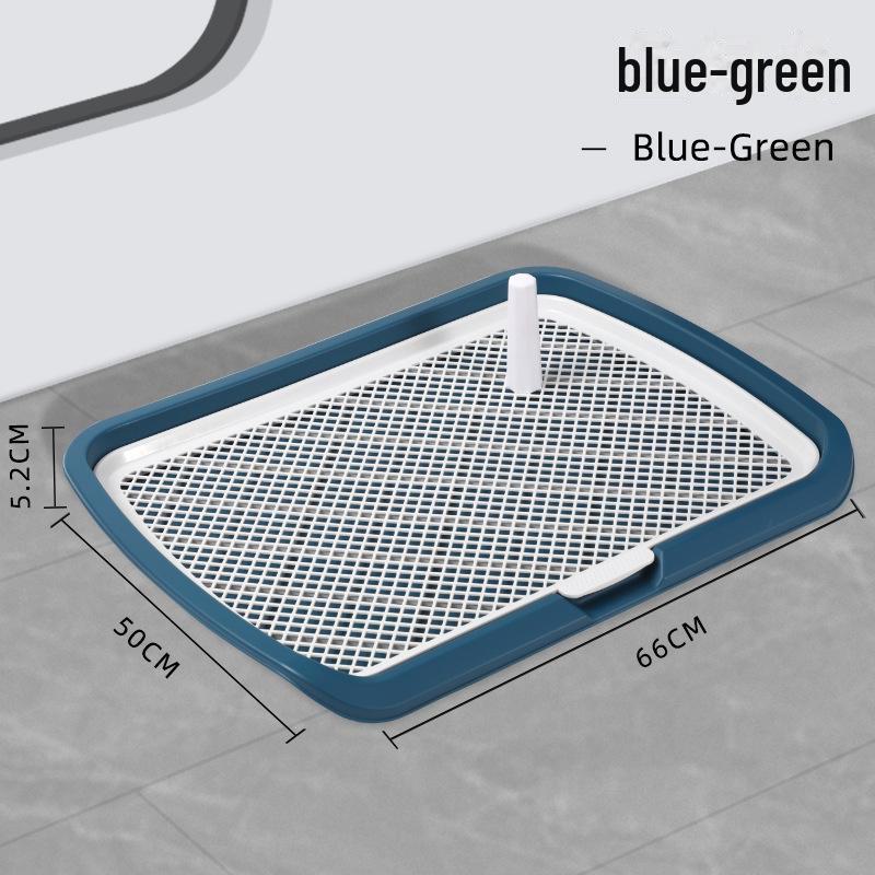 Очень большой плоский туалет для собак с колоннами — без брызг, легко чистится для собак всех размеров