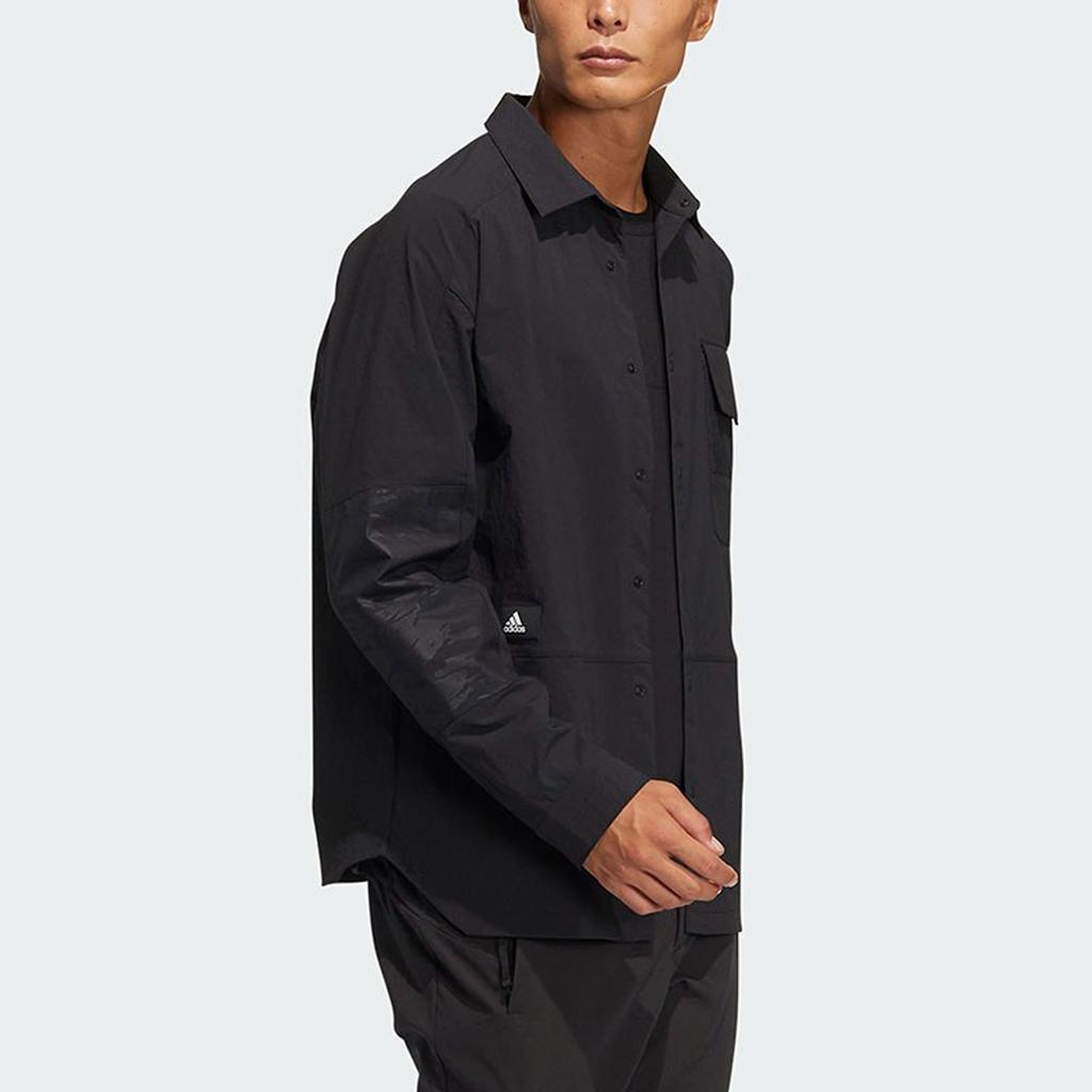 Adidas Shirts Men's Black Lapel Moderate Other HE5262