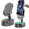 3 в 1 кронштейн для мобильного телефона Bluetooth-динамик Power Bank вращающийся на 360 градусов ленивый настольный держатель подставка индукционный кронштейн для телефона