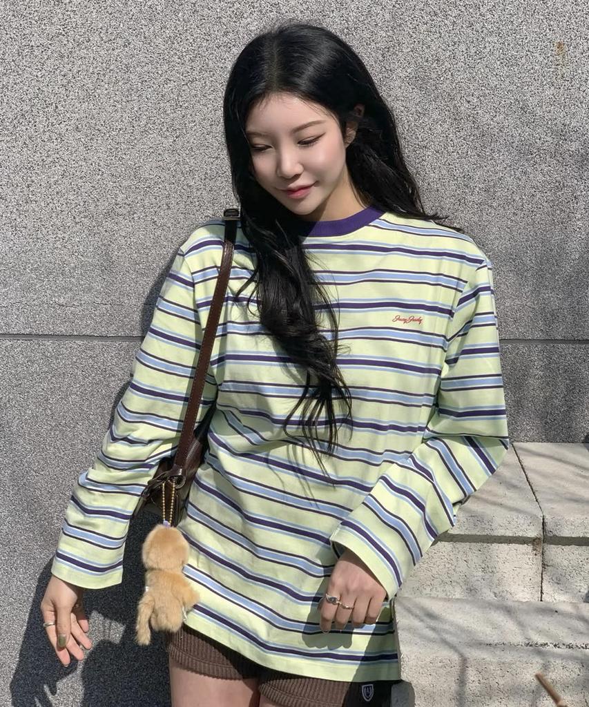 JUCYJUDY Multi-Stripe T-Shirt J1Ts020G