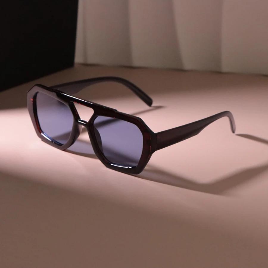 Винтажные квадратные солнцезащитные очки Женские Мужские Дизайнерские Зеркальные Солнцезащитные очки Женские Мужские Модные Дорожные Панк Уличные