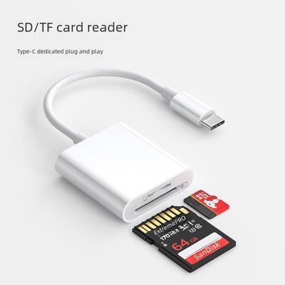 Кабель-адаптер для картридера Type-C для карт TF/SD — совместим с камерами Huawei