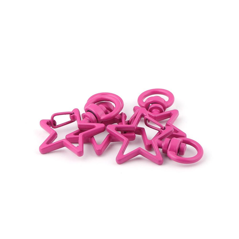 5 шт./лот, красочные застежки-омары в форме звезды, разъемы для крючков для рукоделия, изготовления ювелирных изделий, аксессуары