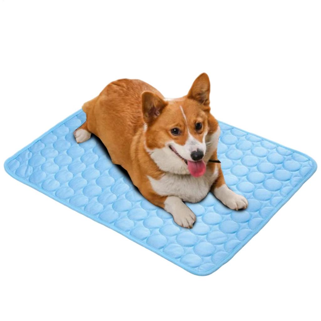 Pet Cooling Mat Summer Dog Cool Mat Foldable Reusable Pet Accessories Breathable Cat Cool Bed for Summer Outdoor Sleeping Beach
