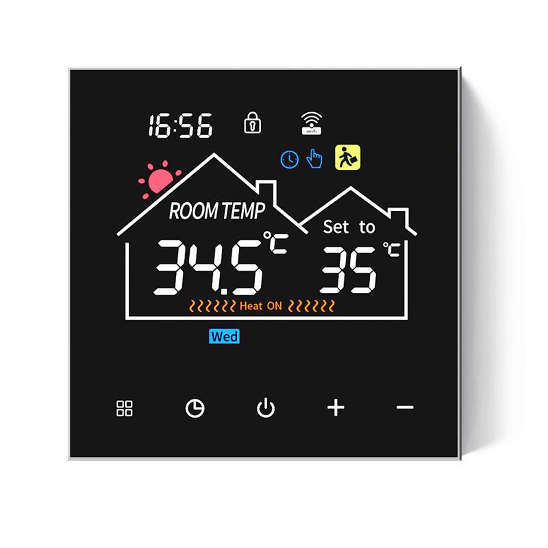 Tuya Smart WIFI Контроллер температуры AC90~240В 3А/16А для электрического подогрева пола/воды/газового котла Термостат